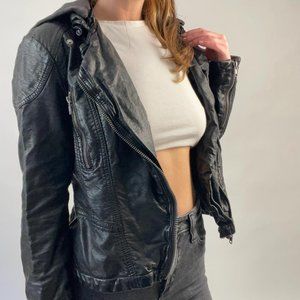 Free People leather jacket
